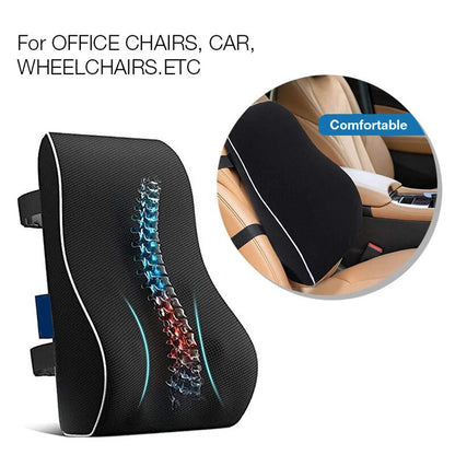 Cojín de asiento para soporte lumbar