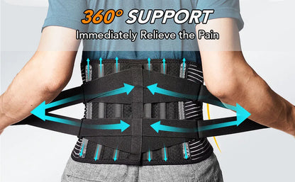 Soporte lumbar ortopédico antideslizante