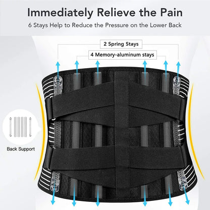 Soporte lumbar ortopédico antideslizante